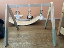 Baby Spielbogen von Little Dutch mit 3 Anhängern, Holz