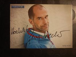 Georg Uecker - Lindenstrasse - sig. Autogrammkarte
