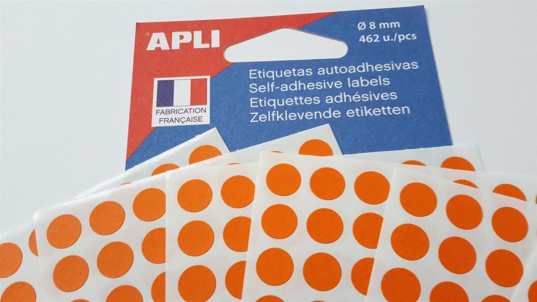 Sticker: Markierungspunkte, orange, 8mm, 462 St. – Nuovo e nell'imballaggio originale da St. Gallen venduto da cointec 6