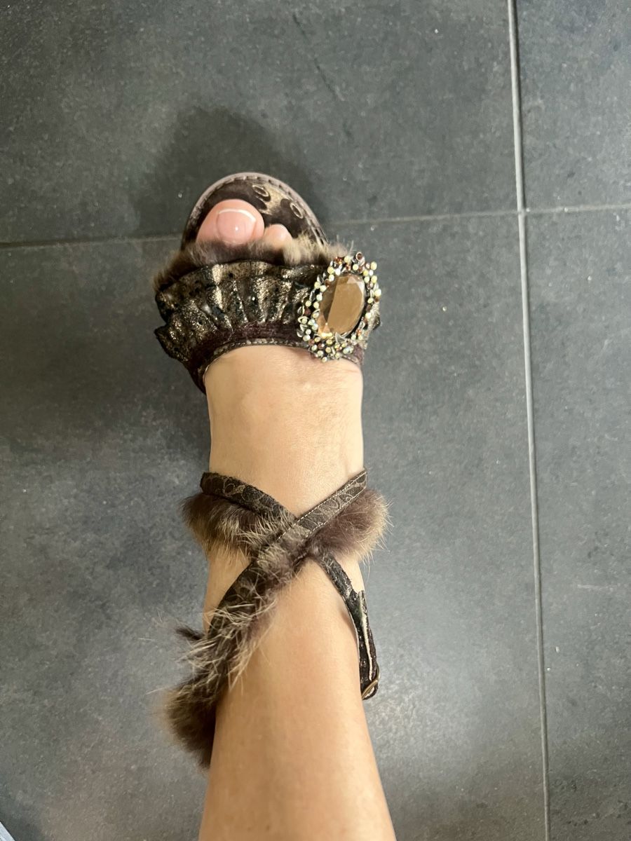 Scarpe da donna: Sandale marron (Irregular )T 37 en cuir – Nuovo (secondo la descrizione) da Porrentruy venduto da SYANKA 2