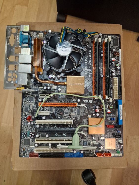 Motherboard Asus P5W DH Deluxe + CPU Intel Core 2 Duo + RAM (Gebraucht ...