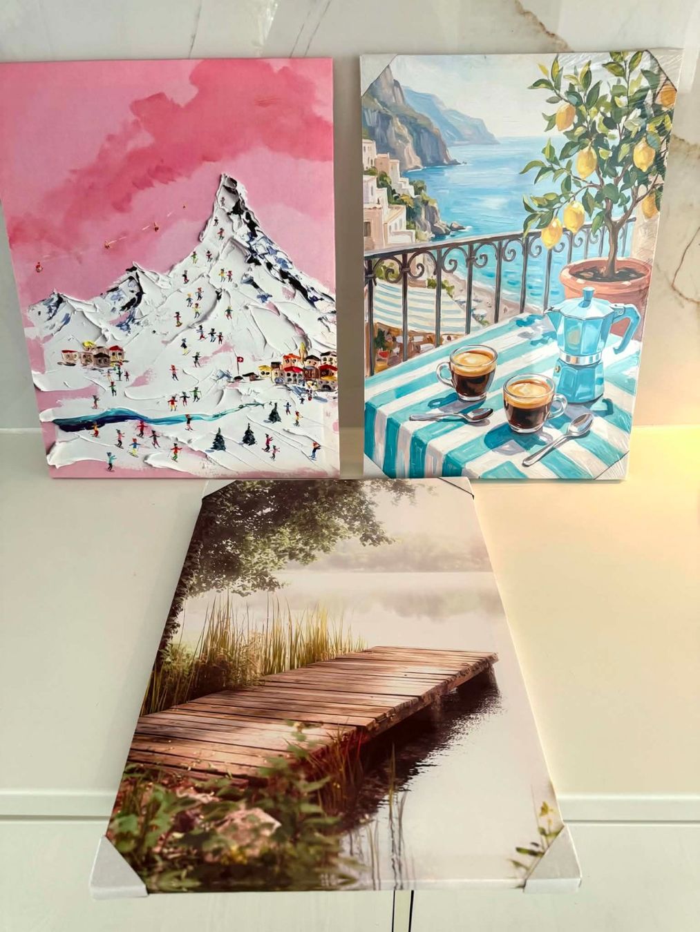 Posters & Illustrations: 3 Wandbilder modern neu – Neuf avec emballage d'origine à Bern par Miraitrading 3