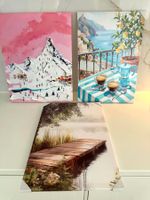 3 Wandbilder modern neu