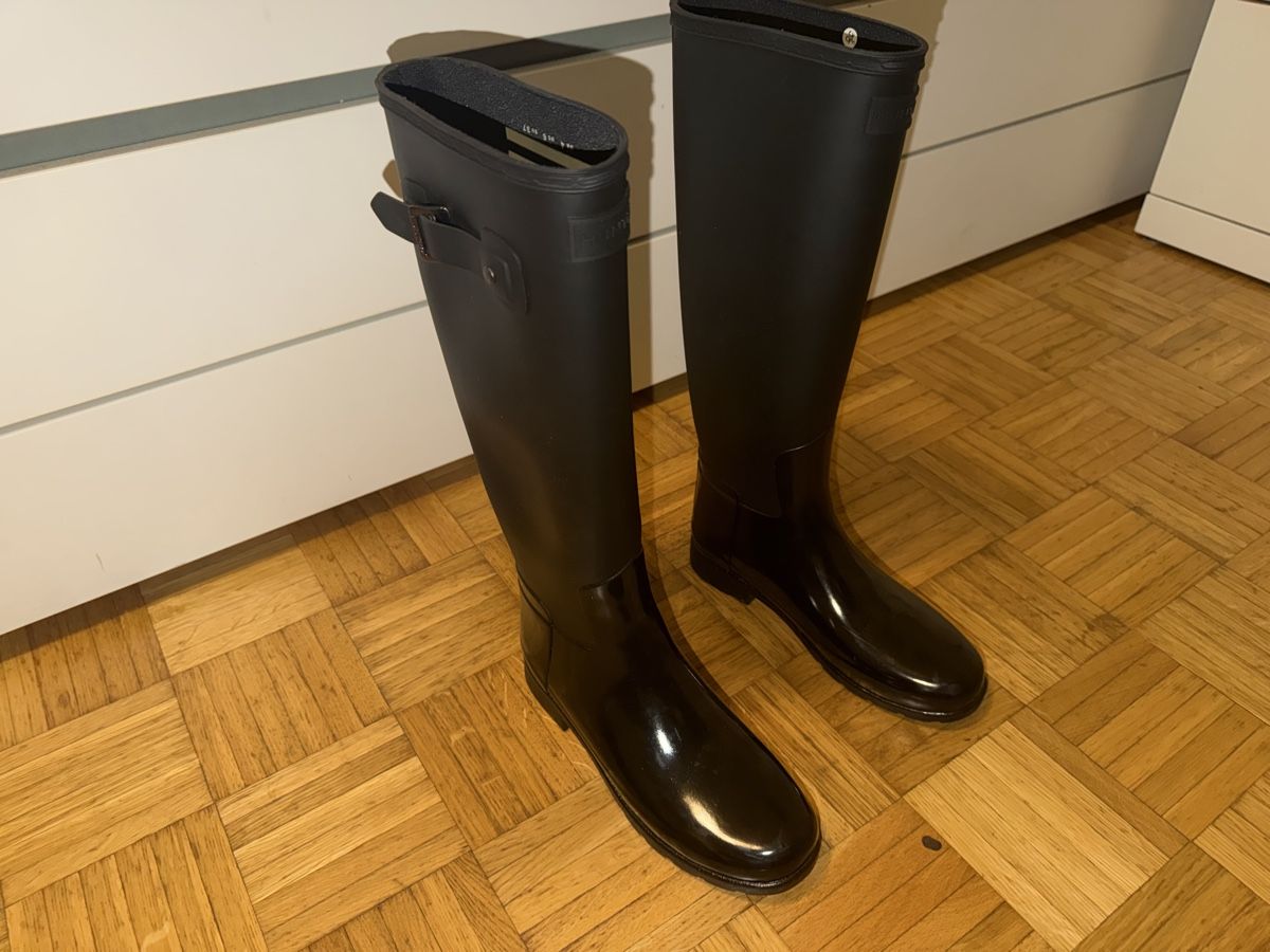 Hunter Scarpe da donna: Hunter Original Tall Noir Mat 37 – Nuovo (secondo la descrizione) da Corsier-sur-Vevey venduto da gon_n86t 1