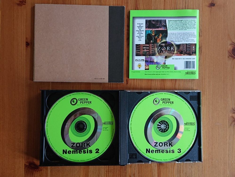 ZORK NEMESIS PC Game CDROM Win 95/98 Kaufen auf Ricardo
