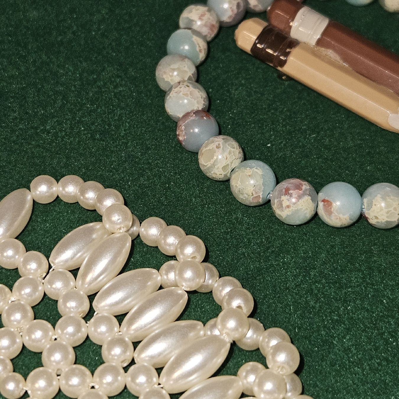 Sonstiger Schmuck: Modeschmuck Konvolut, Vintage Brosche, Kette, Ohrringe – Gebraucht aus Kriens von gra_fhn7 5