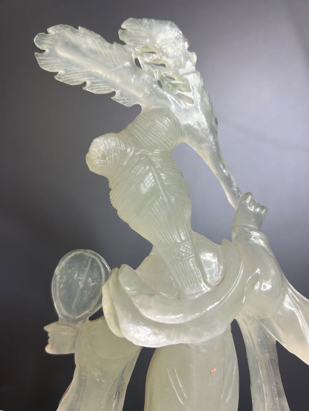Statuette: Chinesische Figur aus Jade – Usato da Otelfingen venduto da Yossi-68 5