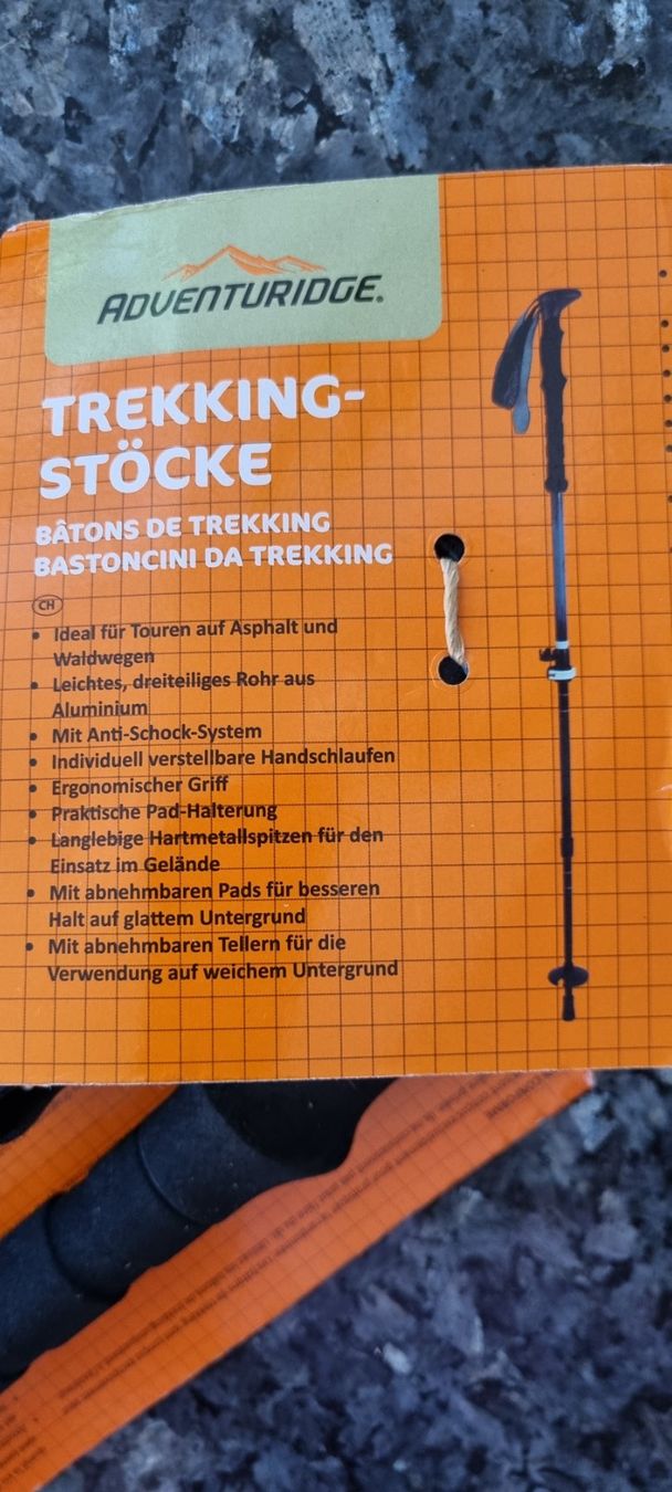 Wanderstöcke: Trekkingstöcke ADVENTURIDGE Aluminium neu – Neu (gemäss Beschreibung) aus egliswil von Maggy6 2