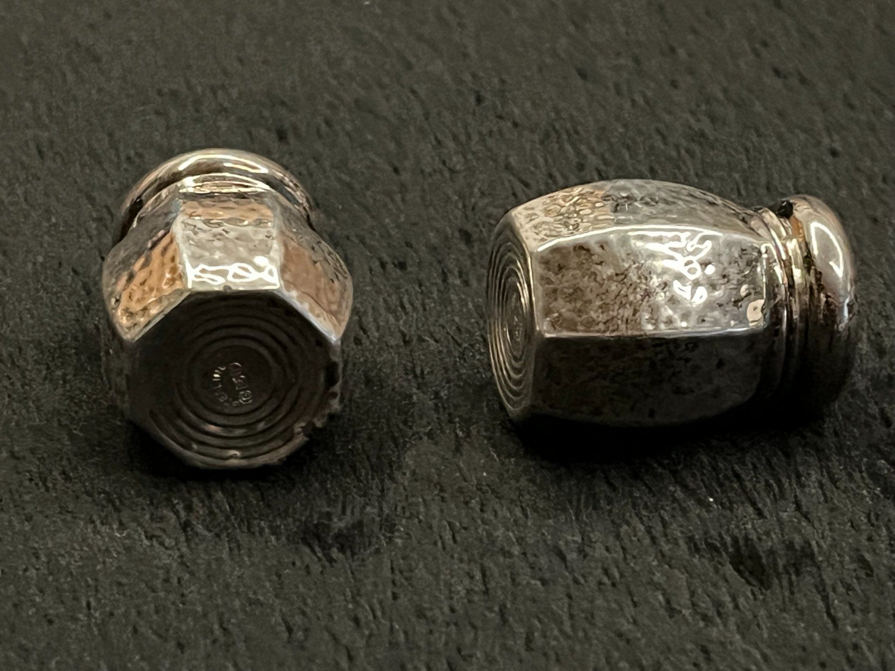 Elettrodomestici da cucina: Salz und Pfeffer Streuer Silber 925 – Usato da Bettwiesen venduto da wicking27 1