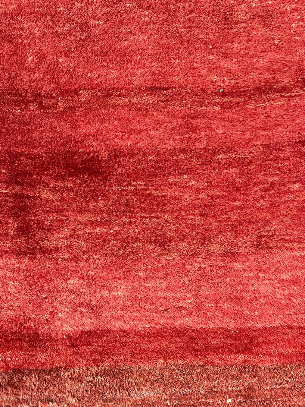Gabbeh Teppiche: Gabbeh Teppich rot, echt – Gebraucht aus Arlesheim von Bodenweg 2
