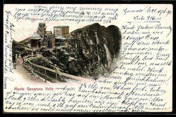 Cartes postales: AK Monte Generoso, Vetta – D'occasion à Berlin par bartko-reher