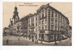 SCHAFFHAUSEN Bahnhof und Schwertstrasse