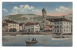 LACHEN Ruderboot, Schiff, Herm. Bamert Papeterie b. Löwen