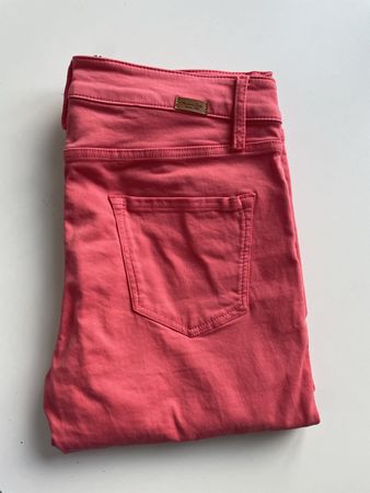 Massimo Dutti Skinny Jeans Koralle Gr. 28 Damen Sommer Hose