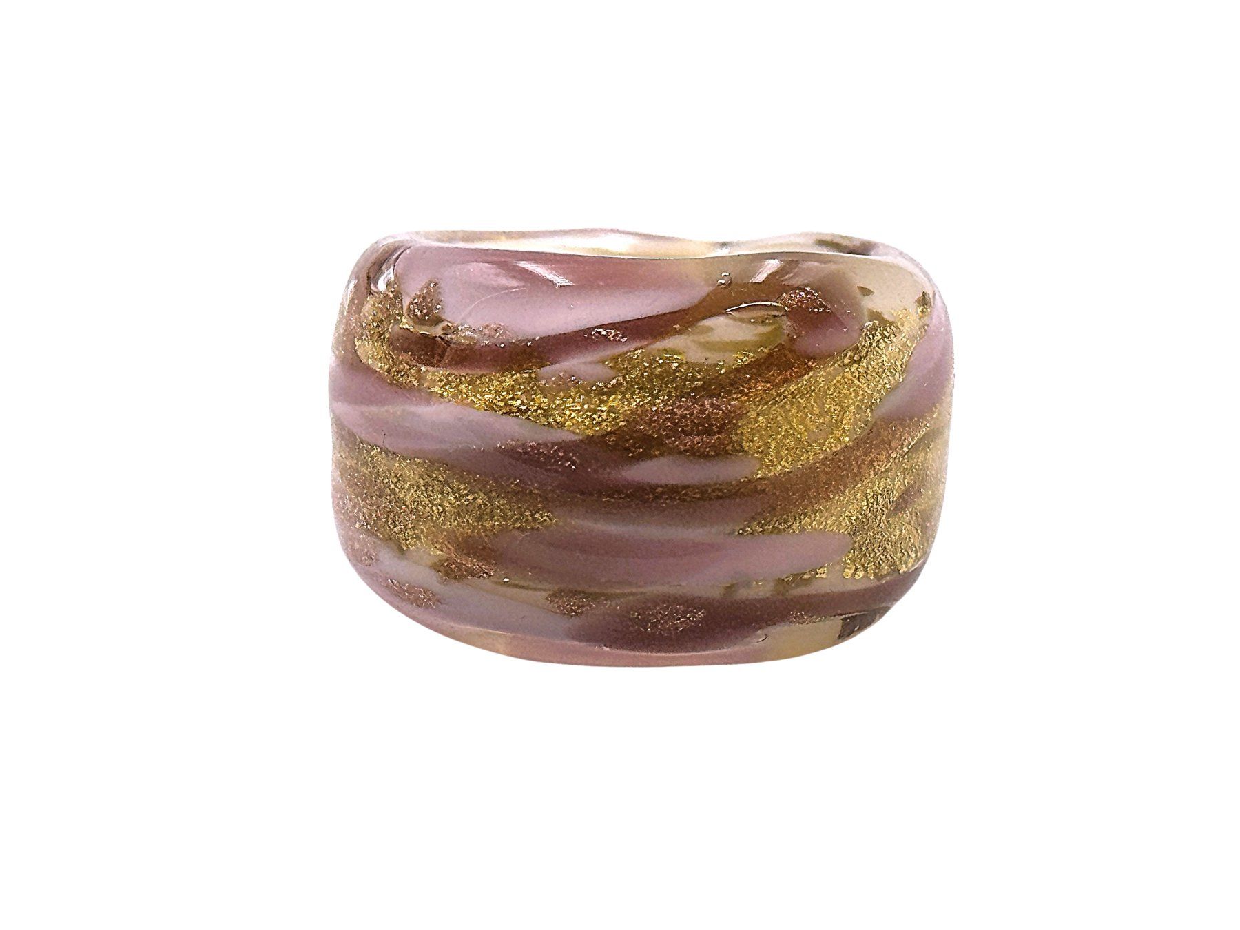 Murano Anelli: Ring Murano Glas G 52 Breite 17mm – Nuovo e nell'imballaggio originale da Oberkulm venduto da Murano-Schmuck 3