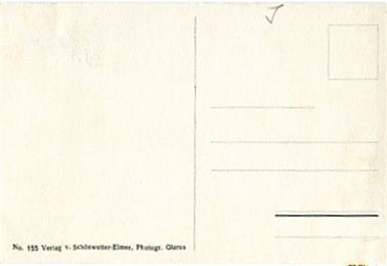 Cartoline postali: Braunwald, Blick v. Kniegrat – Usato da Ottikon b.Kemptth. venduto da Neptun1974 1