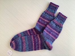 Handgestrickte Socken Gr. 40/41