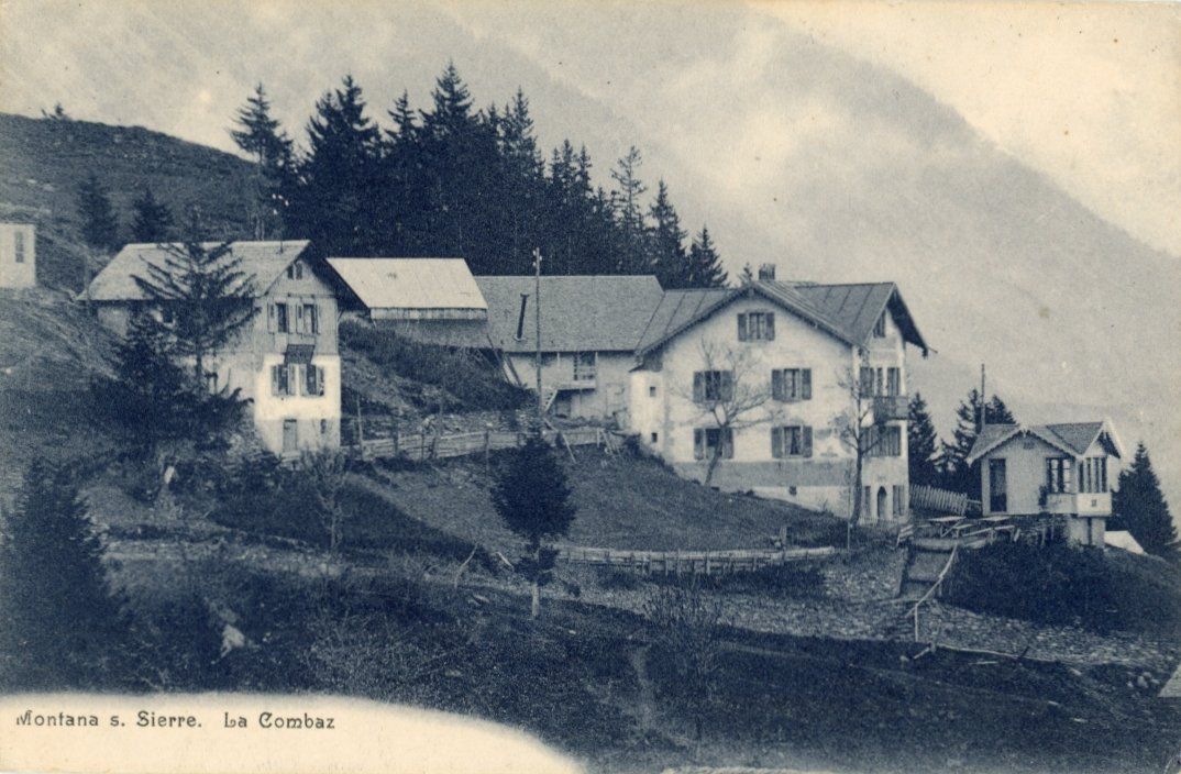 Cartoline postali: Montana  VS  sur Sierre   -   LA COMBAZ – Usato da Brig venduto da Valcards54