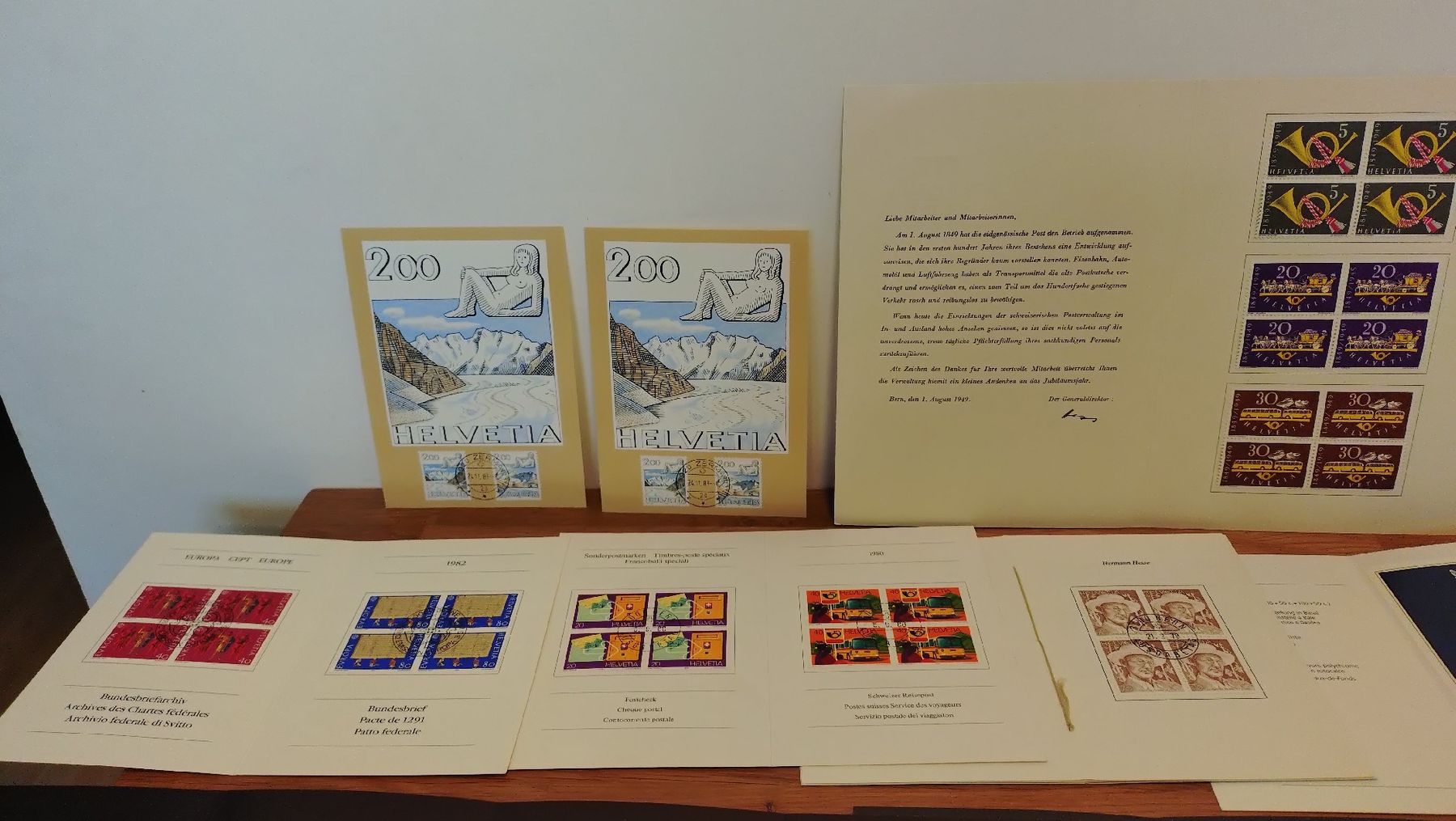 Tutti i francobolli: Briefmarken Sonderausgaben Schweiz – Nuovo (secondo la descrizione) da Tägerschen venduto da cupra81 2