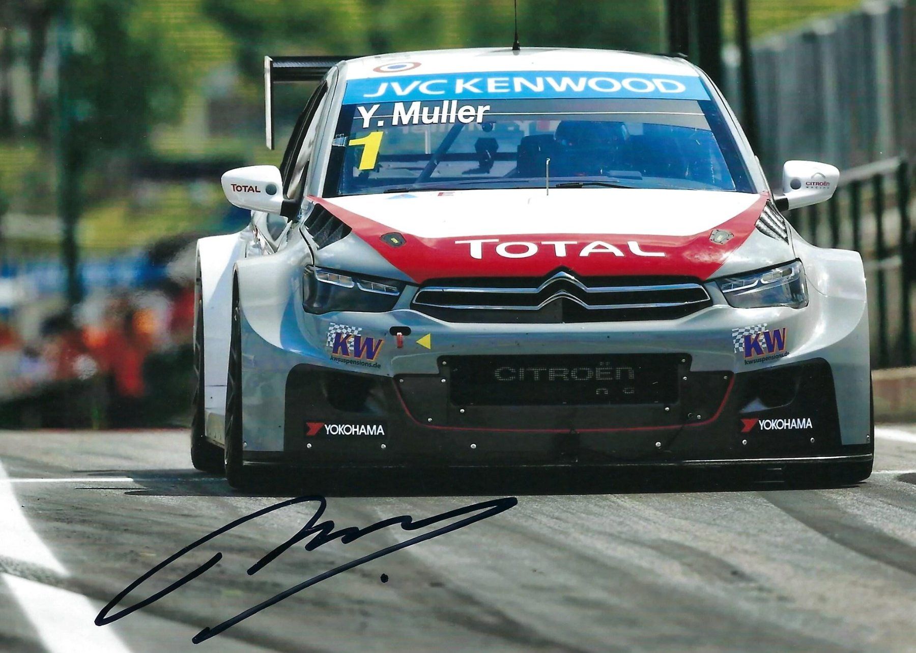 Autographes: Foto; Yvan Muller, WTCC – D'occasion à Aarburg par Hktm