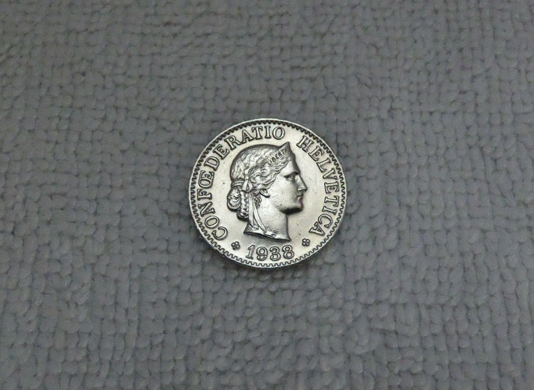 Tutti le monete: 10 centimes/rappen 1938 – Usato da Nyon venduto da Ilmi09
