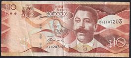 Barbados 10 Dollars 2013