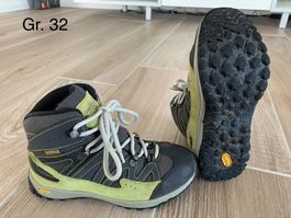 Everest Wanderschuhe Gr. 32 grau-grün