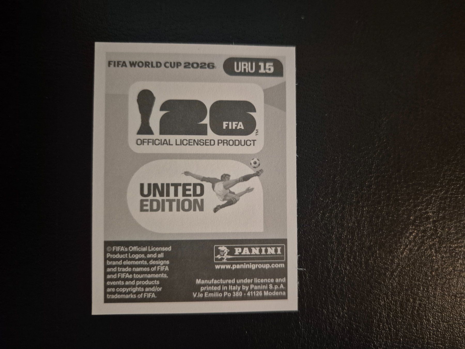 Panini Carte collezionabili: Panini WM 26 URU 15 – Nuovo (secondo la descrizione) da Rorschacherberg venduto da AJ3108 1