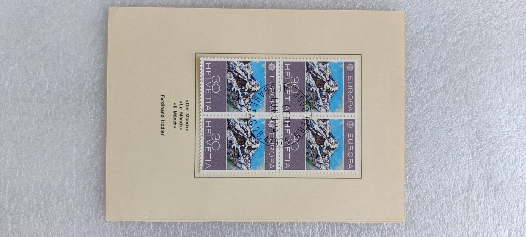 Tous les timbres: 6 x 4   Schweizer Briefmarken Karten – D'occasion à Zürich par sendbad 3