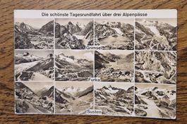 Tagesrundfahrt über drei Alpenpässe: Grimsel, Furka, Susten