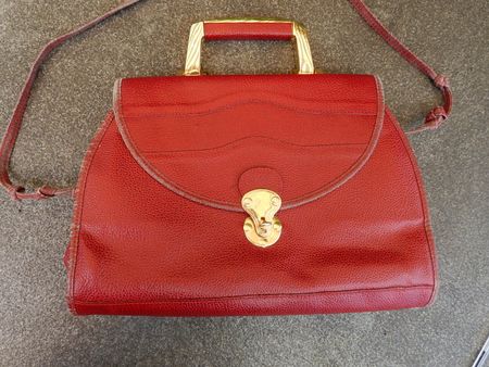 Leder Handtasche Vintage