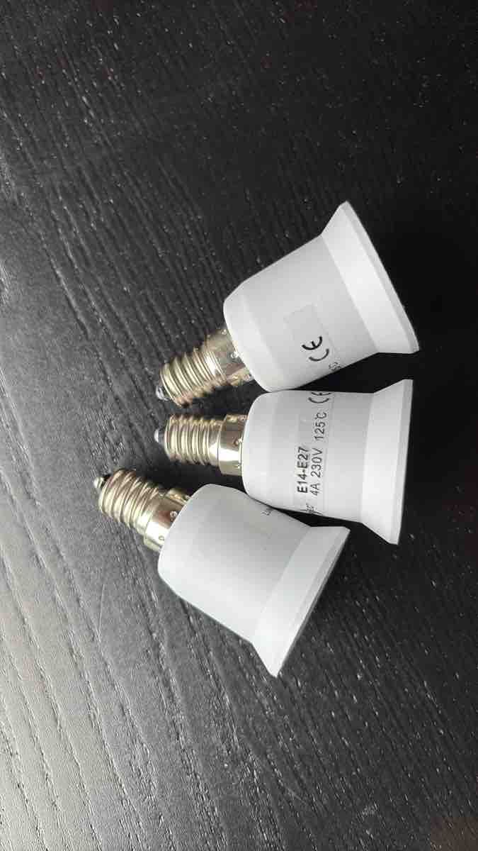 Unità & Adattatore: 3 Lampensockel-Adapter E14 auf E27 – Nuovo (secondo la descrizione) da Pfäffikon SZ venduto da Smile6870 1