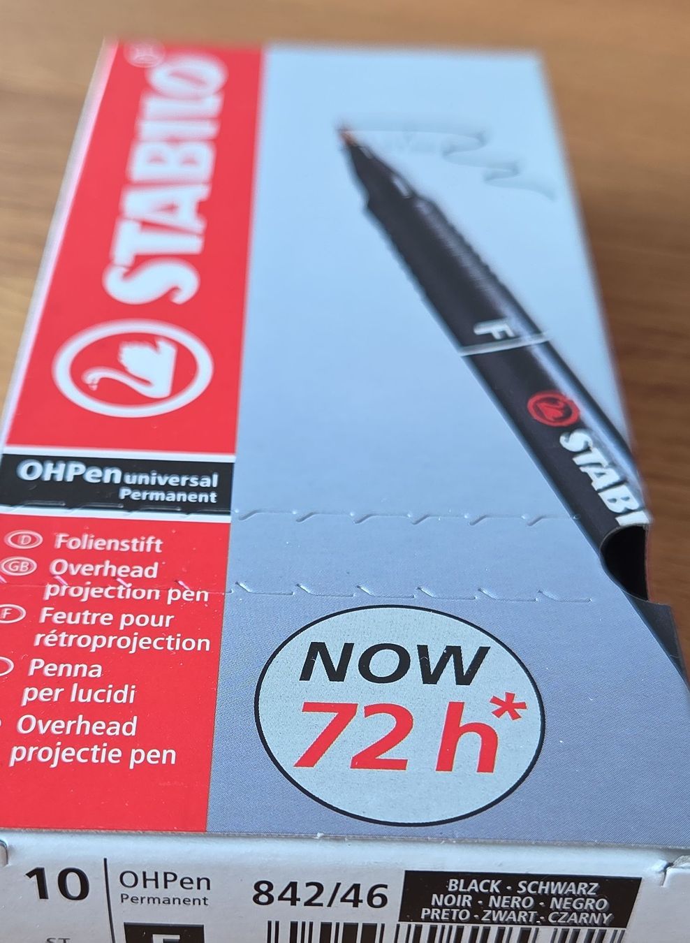Stabilo Penna & Evidenziatori: STABILO OHPen Permanent schwarz 10er Pack neu – Nuovo e nell'imballaggio originale da Ennetmoos venduto da Gamer2