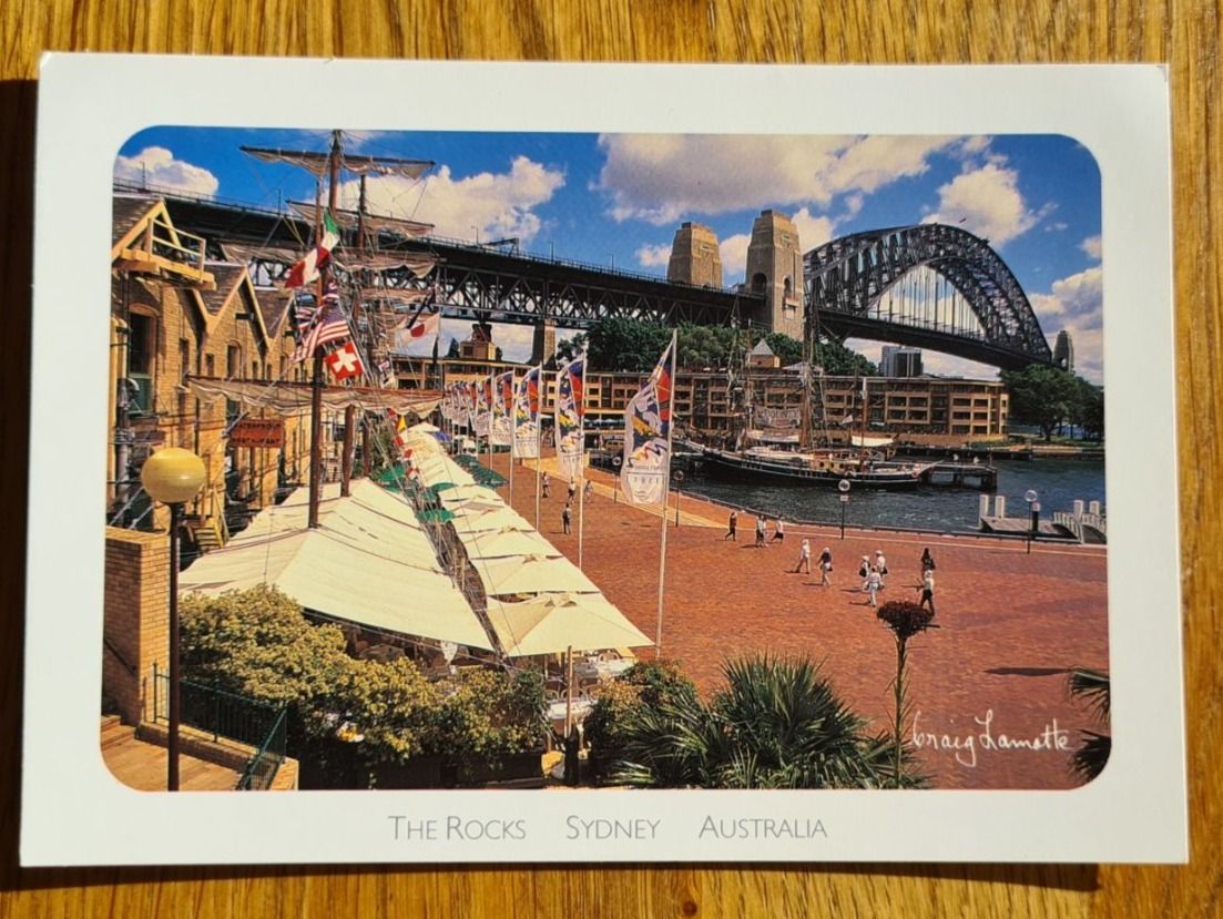 Cartoline postali: The Rocks, Sydney, Australien, Ansichtskarte – Nuovo (secondo la descrizione) da Winkel venduto da Heuresis