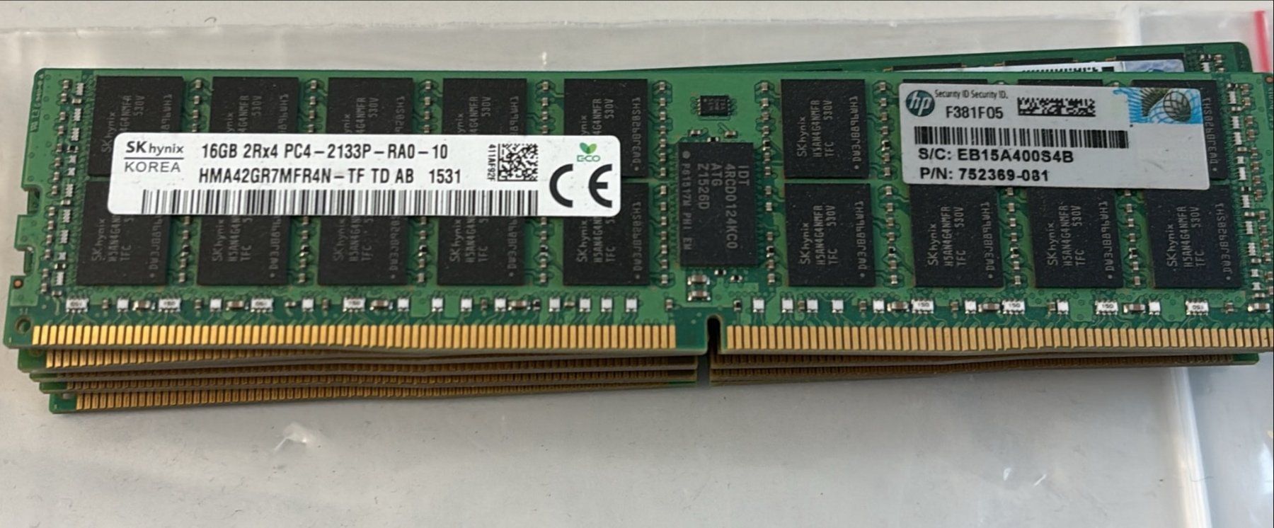 Memory / RAM: 16GB DDR4-2133 ECC Registered RDIMM (Server-RAM) – Gebraucht aus Wallisellen von technik3000
