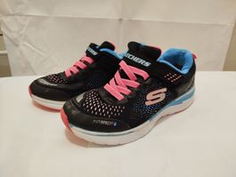 Skechers Mädchen Turnschuhe Gr. 32 Schwarz/Pink