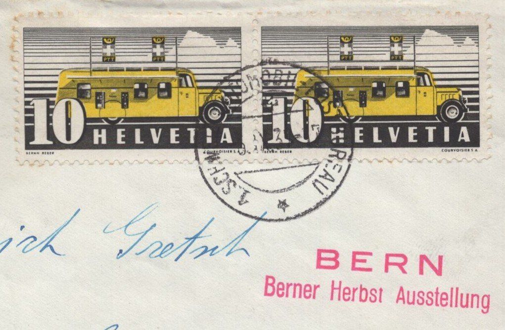 Tutti i francobolli: Berner Herbst Ausstellung,  6.IX.37 – Usato da Aarau venduto da kufi44 1