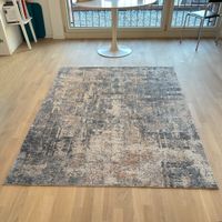 Teppich, 230 × 160 cm, grau/beige