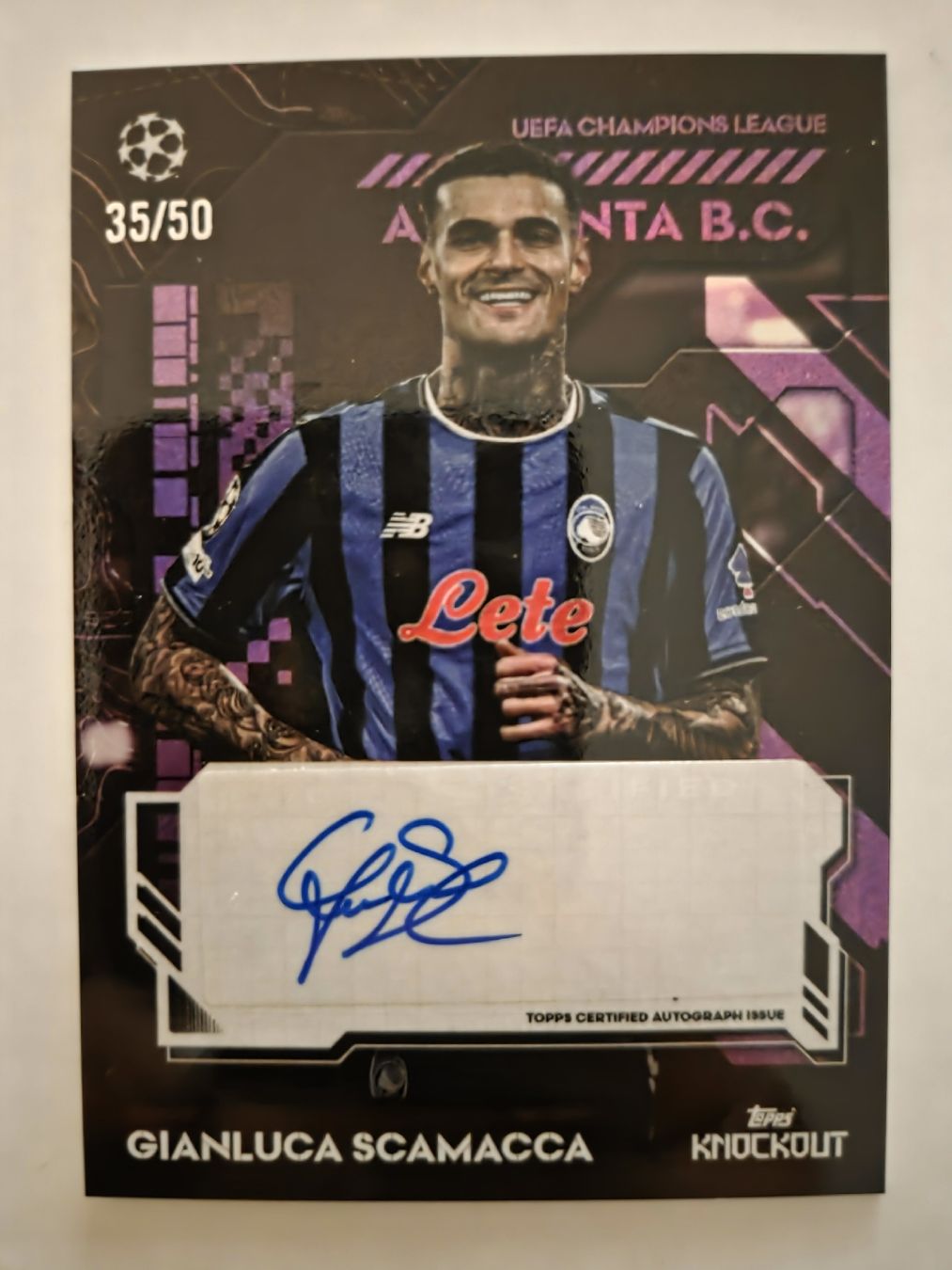 Topps Carte collezionabili: Gianluca Scamacca Auto /50 - Topps Knockout! Selten! – Nuovo (secondo la descrizione) da Thalwil venduto da Frenc83