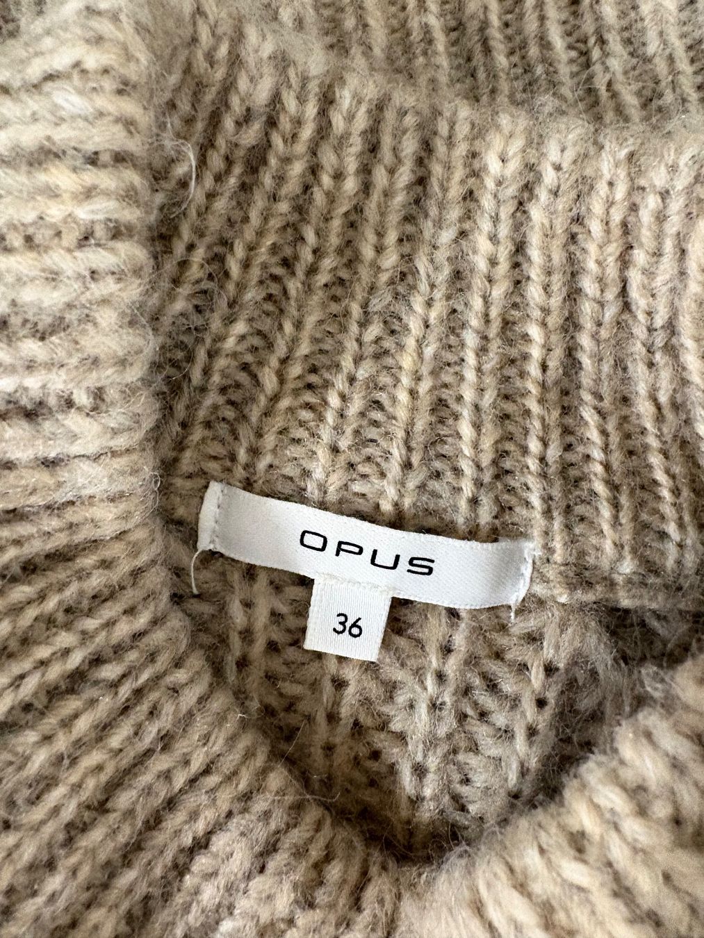 Opus Pullover & Sweatshirts: Opus oversize Pullover beige Turtleneck 36/38 Strickpullover – Neu (gemäss Beschreibung) aus Regensdorf von secondchancefashion 5