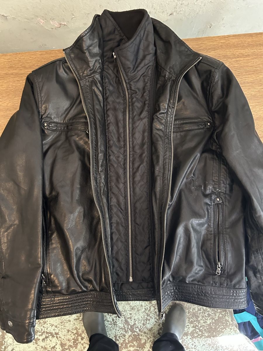 Navyboot Giacche: Navyboot Lederjacke schwarz – Usato da Bern venduto da nih_yc57 2