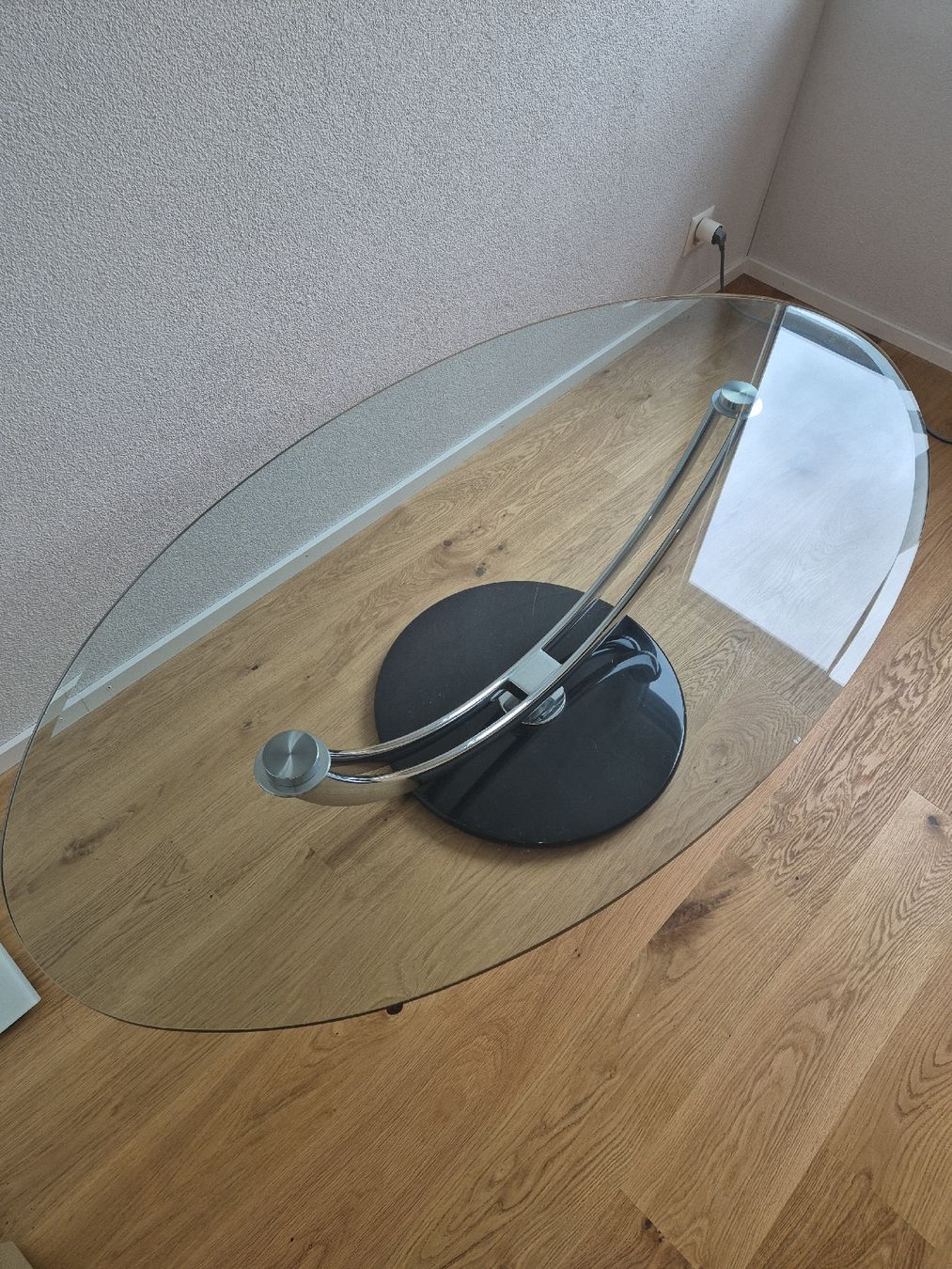 Tavoli: Glass with chrome coffee table midcentury design – Usato da Horgen venduto da yej_n6rr 3