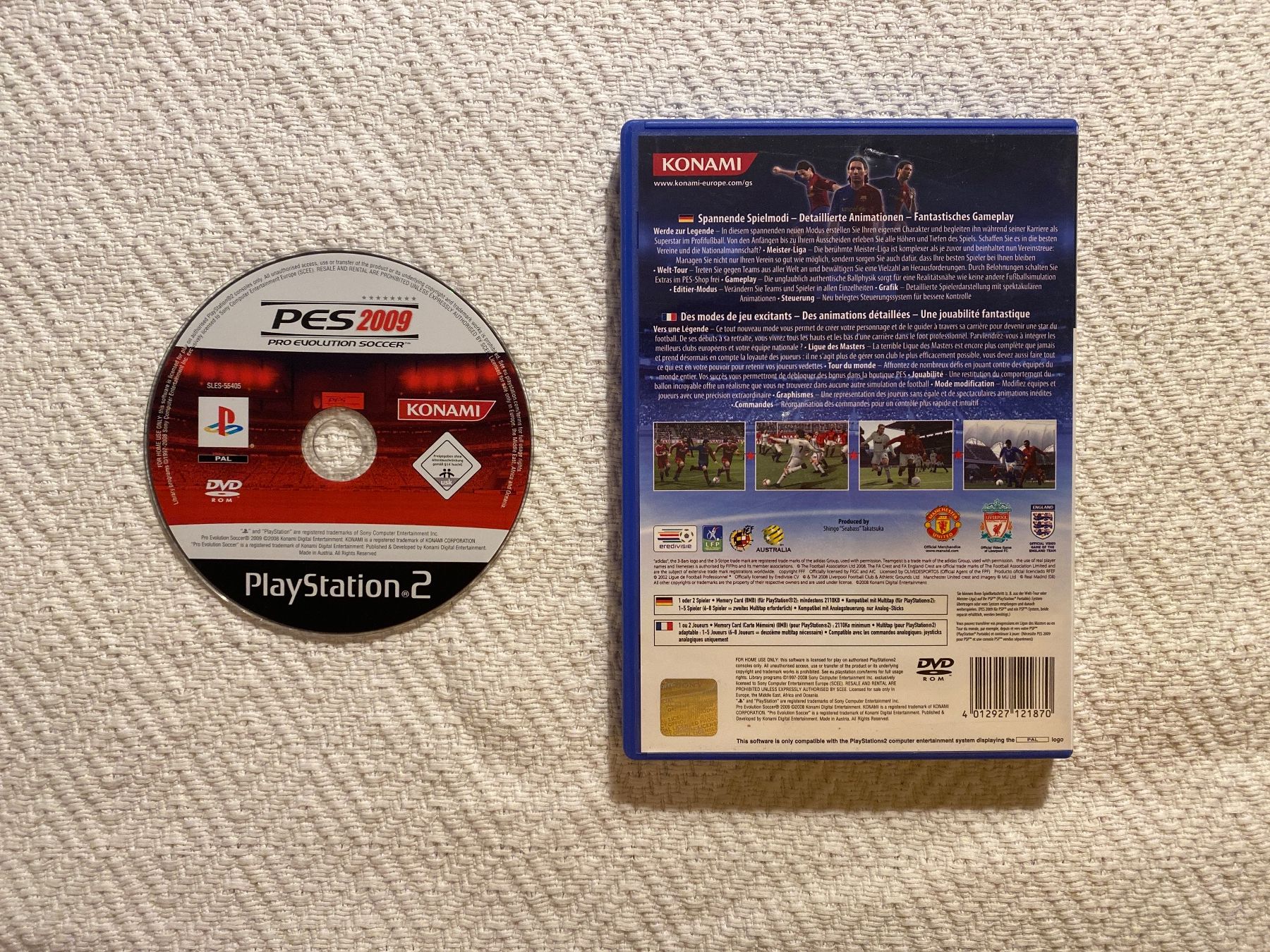 Spiele: Pro Evolution Soccer 2009 PS2 – Gebraucht aus Reichenbach i. K. von Daniel840 1