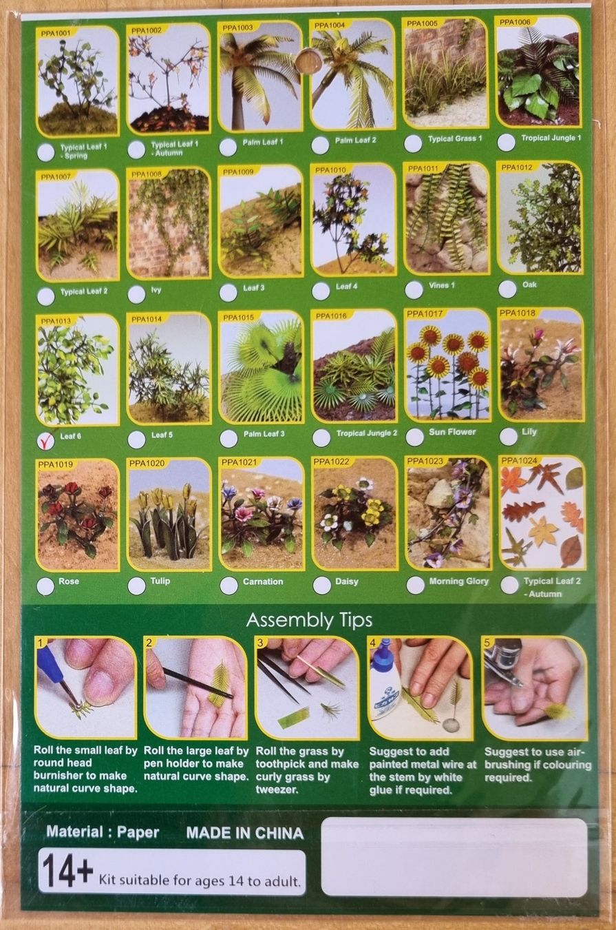 Kit di modellismo & Modellini statici: J's Work : Typical Leaf 6 – Nuovo e nell'imballaggio originale da Froideville venduto da xXSebastienXx 1