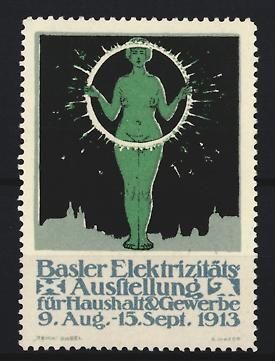 Altre raccolte & rarità: Reklamemarke Basel, Elektrizitäts-Ausst – Usato da Berlin venduto da bartko-reher