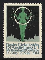 Reklamemarke Basel, Elektrizitäts-Ausst