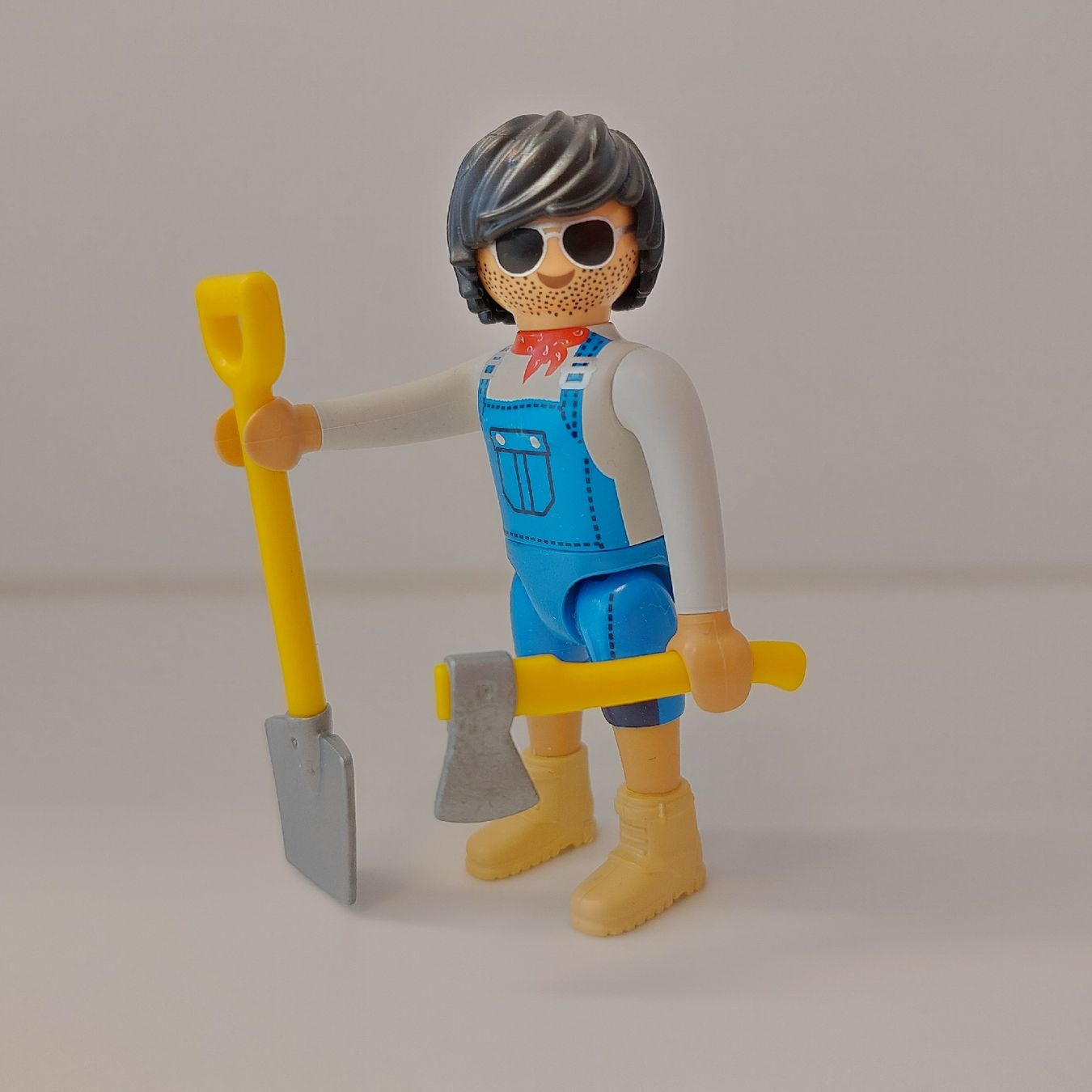 Playmobil Giocattoli: PLAYMOBIL Figur Mann in Overall – Usato da Balterswil venduto da Steineparadies 1
