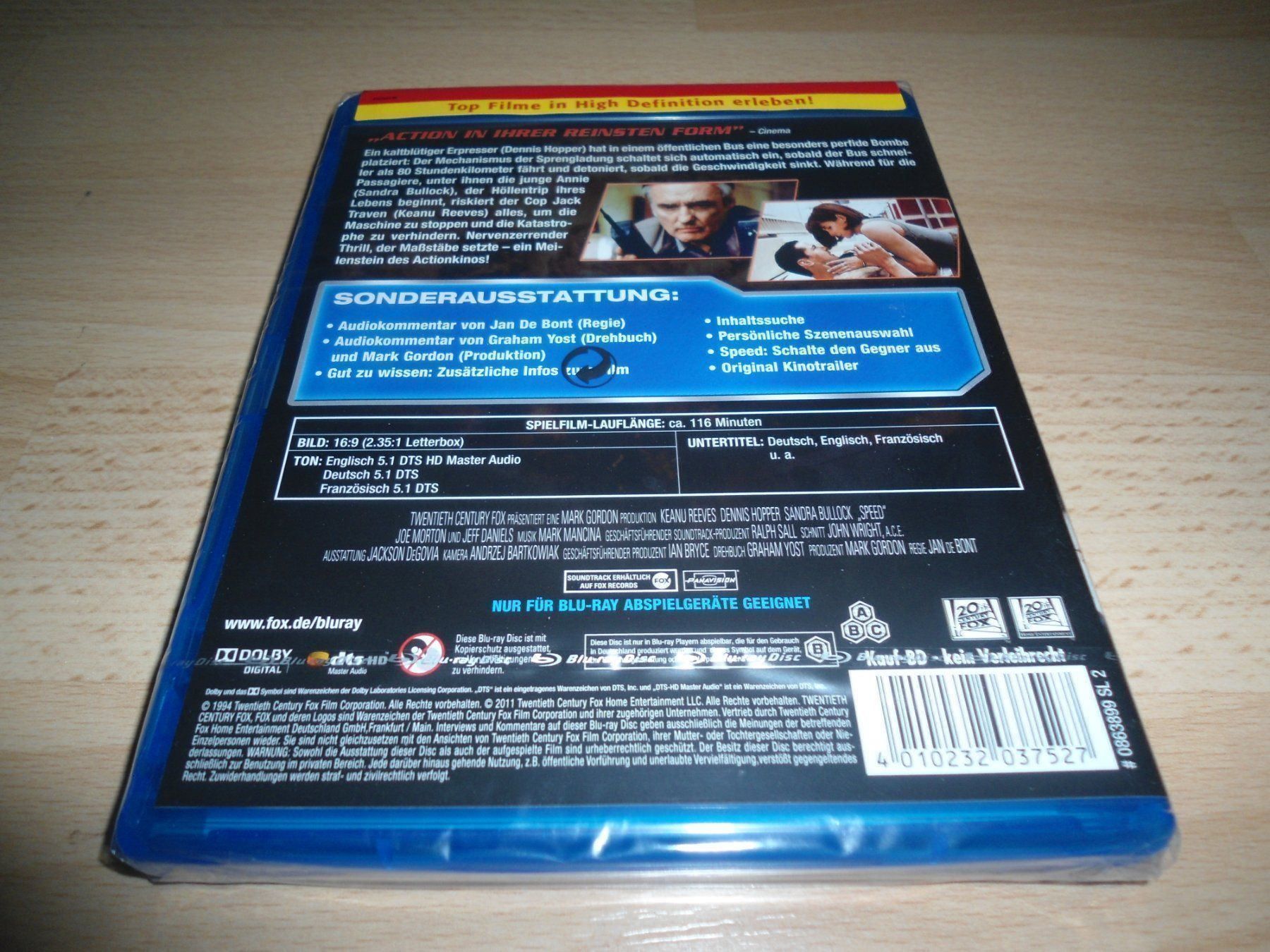 Alle DVDs: Speed - BLU-RAY - UNCUT – Neu und originalverpackt aus Basel von havsok 1