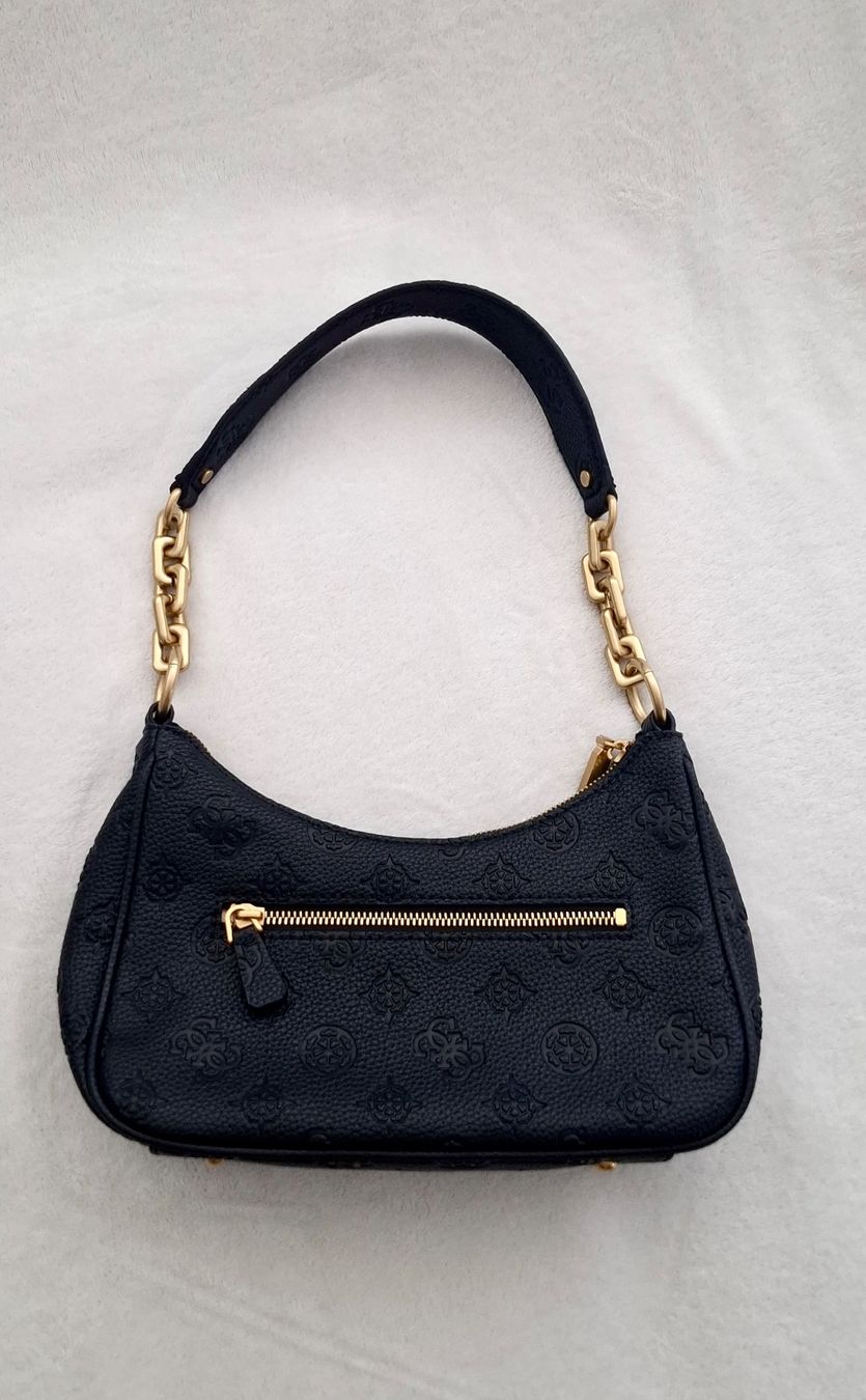 Guess Borse da donna: GUESS - Izzy Peony Top Zip Shoulder Bag Black – Nuovo (secondo la descrizione) da Glattpark(Opfikon) venduto da Stevoooo 2
