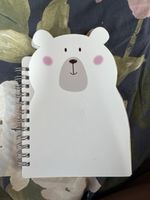 Notebook Bear Design Spiral Bound New Condition